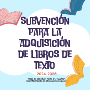 SUBVENCION LIBROS DE TEXTO