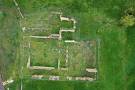 Vista aérea de las ruinas del monasterio